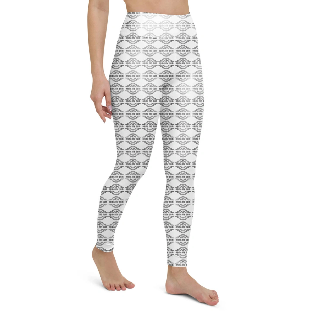 Yoga Leggings Women-White